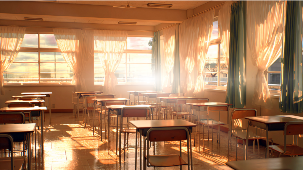 誰もいない教室