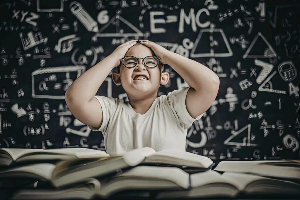 読書感想文の書き方に悩む中学生のイメージ