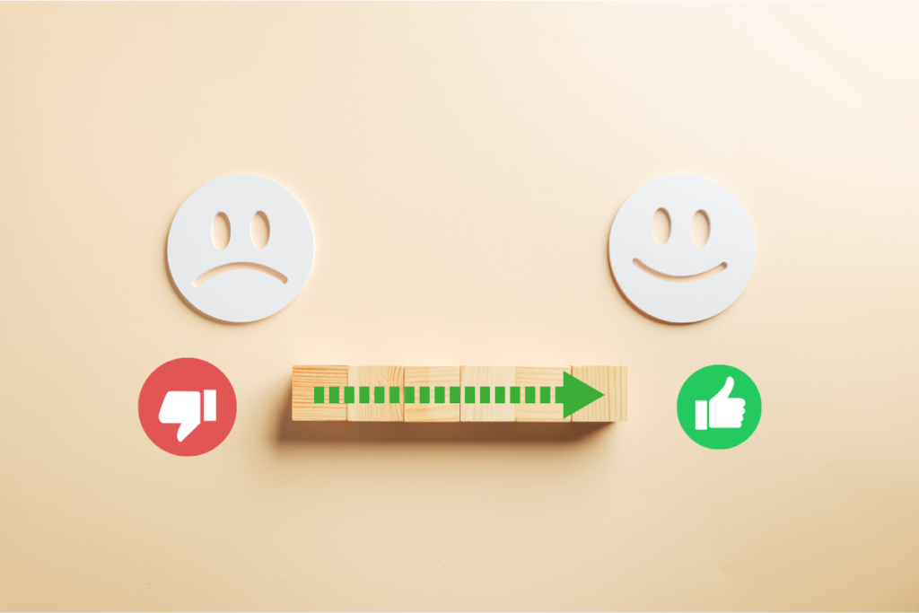 読書感想文のビフォーアフターの変化イメージ